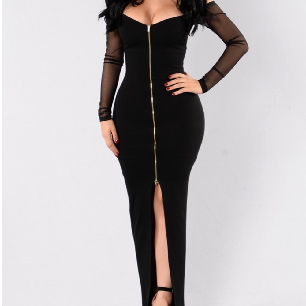 Sexy black dress new with tags never been worn